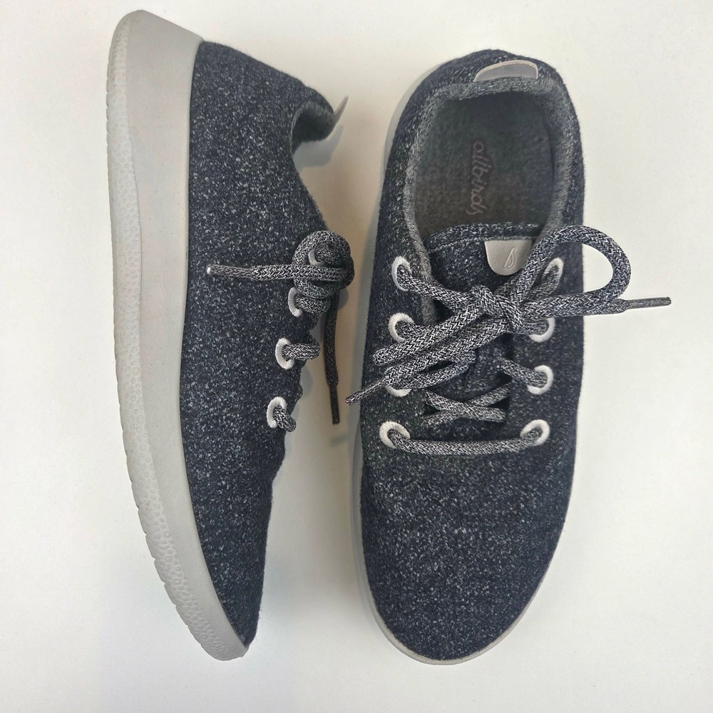 Allbirds Wool Runners Women 10 Natural Grey Heather Merino Wool Sneakers